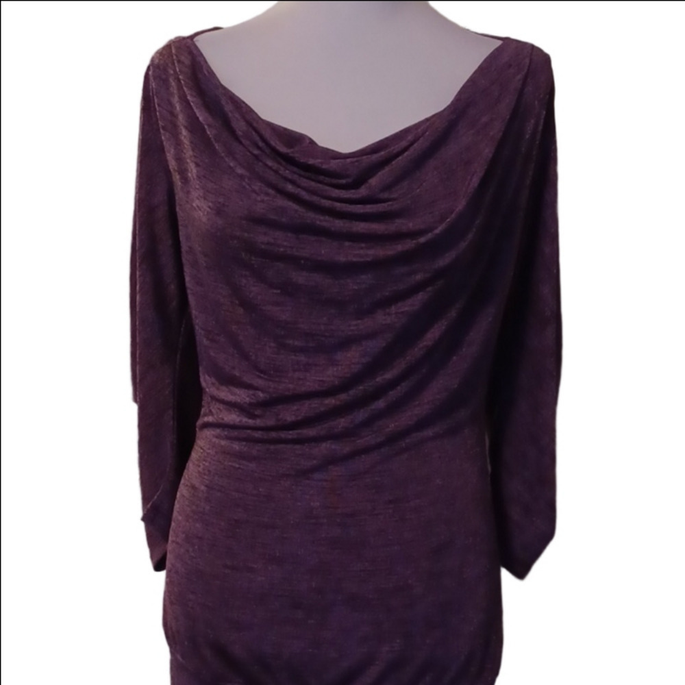 -- Elegant Purple Women's Top Size Medium